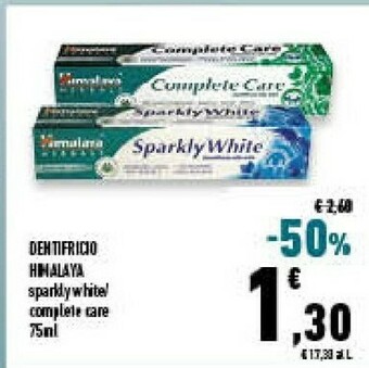 Conad Superstore Himalaya Dentifricio Complete Care 75 Ml offerta