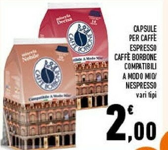 Mio Caffe Borbone Capsule Per Caffe Espresso Compatibili