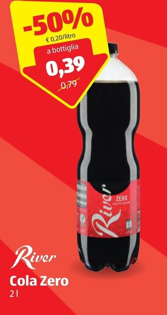 ALDI River Cola Zero 2 l offerta