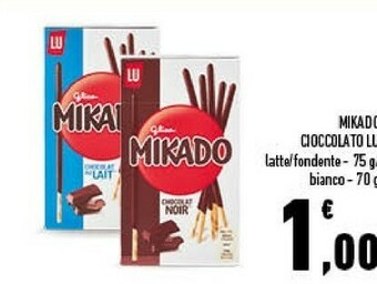 Conad Lu - Mikado King Cioccolato Fondente offerta