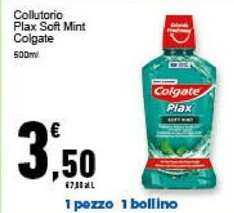 Colgate Collutorio Plax Soft Mint