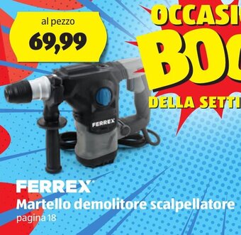 ALDI Ferrex Martello demolitore scalpellatore offerta