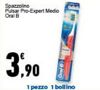 Conad Oral b Spazzolino Pulsar Pro-Expert Medio offerta