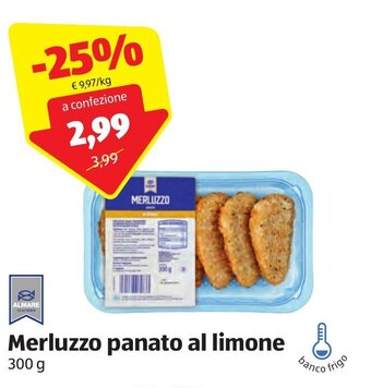 ALDI Almare Merluzzo panato al limone 300 g offerta
