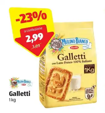 ALDI Barilla Mulino Bianco Galletti 1 kg offerta