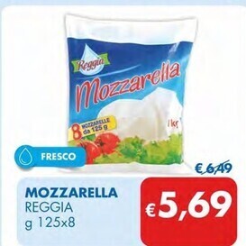 MD Discount Reggia mozzarella offerta