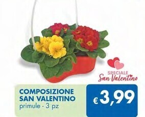 MD Discount Composizione san valentino offerta