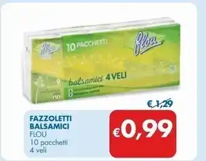 MD Discount Flou fazzoletti balsamici offerta