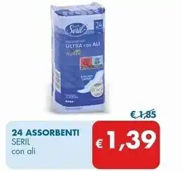 MD Discount Seril 24 assorbenti offerta