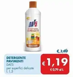 MD Discount Dat5 detergente pavimenti offerta