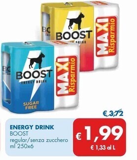 MD Discount Boost - energy drink offerta