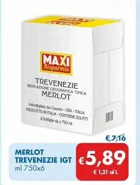 MD Discount Maxi merlot trevenezie igt offerta