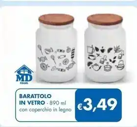 MD Discount Md casa - barattolo in vetro offerta