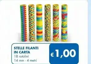 MD Discount Stelle filanti in carta offerta