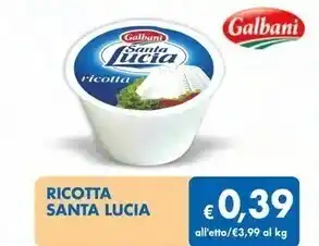 MD Discount Galbani ricotta santa lucia offerta