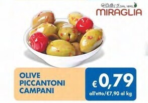 MD Discount Miraglia olive piccantoni campani offerta