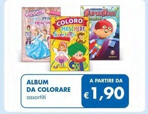 MD Discount Album da colorare offerta