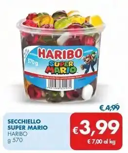 MD Discount Haribo secchiello super mario offerta