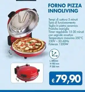 MD Discount Innoliving forno pizza offerta