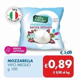 MD Discount Vivo meglio mozzarella offerta