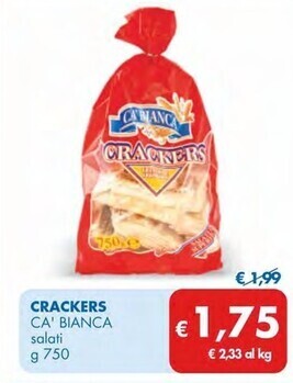 MD Discount Ca' bianca crackers offerta
