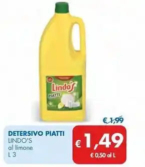MD Discount Lindo's - detersivo piatti offerta