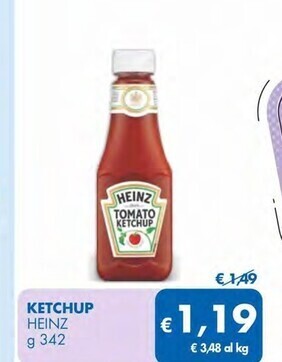 MD Discount Heinz ketchup offerta