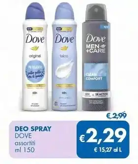 MD Discount Dove deo spray offerta