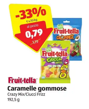 ALDI Fruit-tella Caramelle gommose 192,5 g offerta