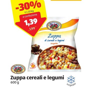 ALDI Zuppa cereali e legumi 600 g offerta