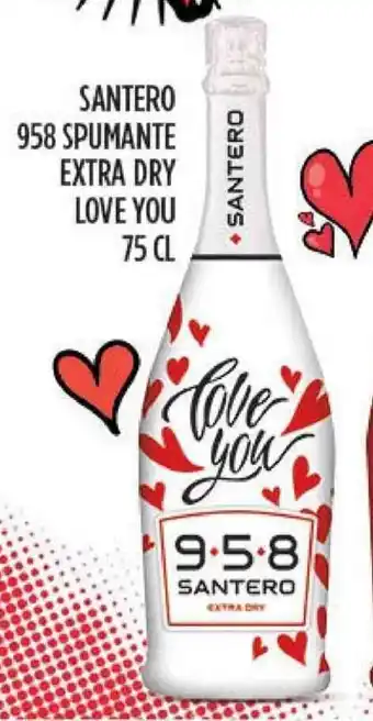 Santero 958 Spumante Extra Dry Love You 75 cl