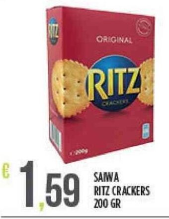 Supermercato Pollio Saiwa Ritz Crackers 200 gr offerta