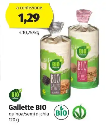 ALDI Bio natura Gallette BIO 120 g offerta