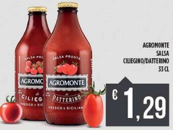 Agromonte Salsa Ciliegino/Datterino 33 cl