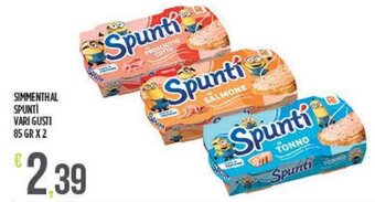 Simmenthal Spuntì vari gusti 85 gr x 2