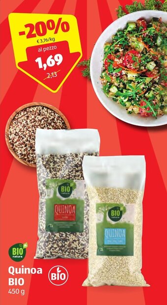 ALDI Bio natura Quinoa BIO 450 g offerta