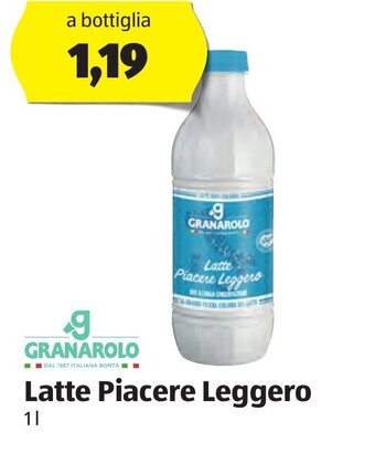 ALDI Granarolo Latte Piacere Leggero 1 l offerta