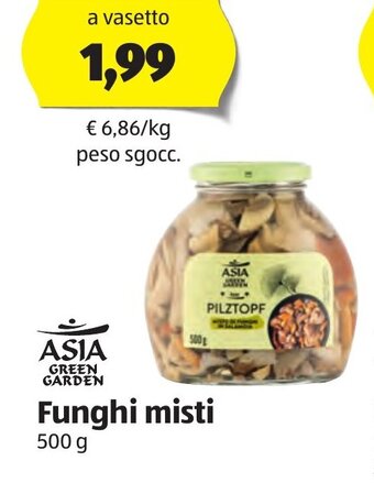 ALDI Asia Green Garden Funghi misti 500 g offerta