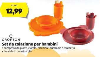ALDI Crofton Set da colazione per bambini offerta