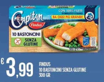 Findus 10 Bastoncini Senza Glutine 300 gr