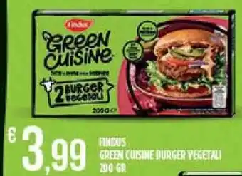 Findus Green Cuisine Burger Vegetali 200 gr