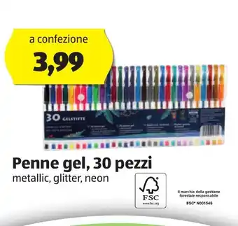 ALDI Penne gel, 30 pezzi offerta