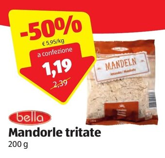 ALDI bella Mandorle tritate 200 g offerta