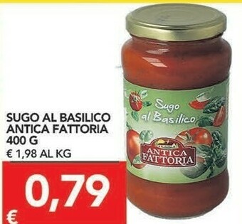 TuoDi Antica fattoria Sugo Al Basilico offerta