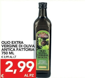 TuoDi Antica fattoria Olio Extra Vergine Di Oliva 750 G(ml) offerta