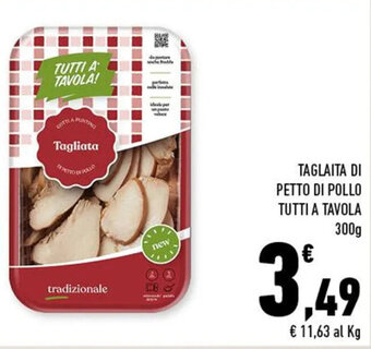 Conad Tagliata di Petto di Pollo Tutti a Tavola 300g offerta