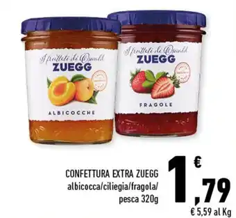 Conad Zuegg Confettura Extra 320g offerta
