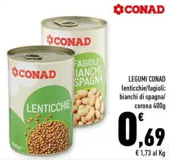 Conad Conad Legumi 400g offerta