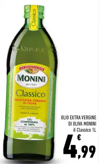 Conad Monini Olio Extra Vergine di Oliva 1L offerta
