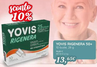 Coop Yovis Rigenera 50+ 10 buste, 28 g offerta